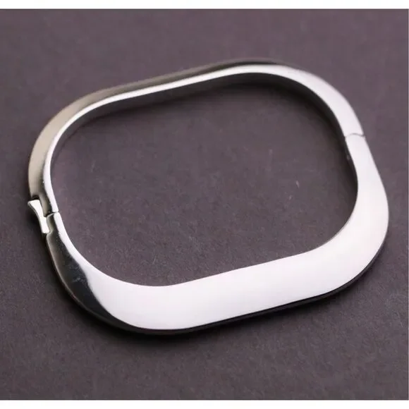Jenny Bird rectangle cushion bangle silver excellent condition - Picture 2 of 6